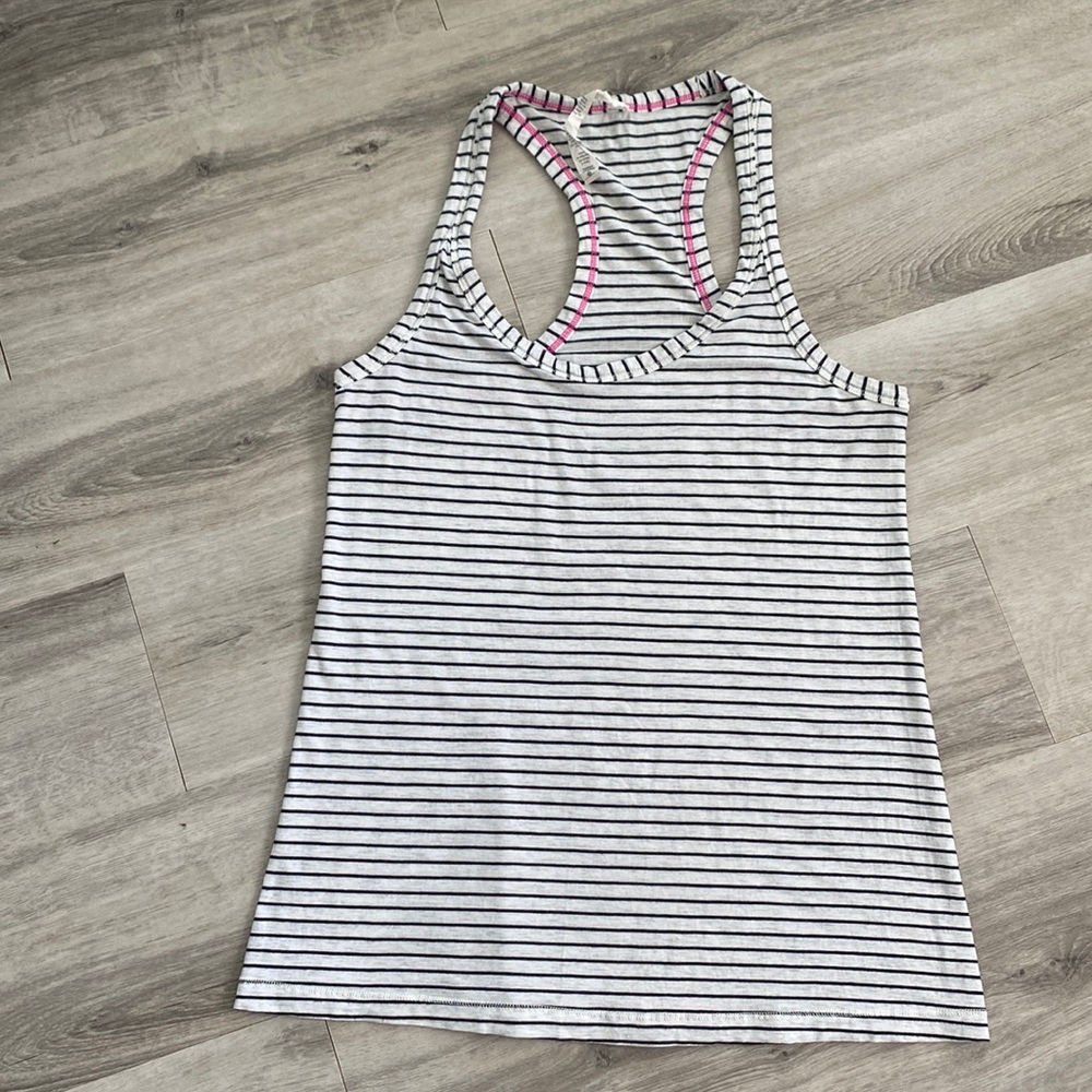 Lululemon Striped Racerback Tank size 6
